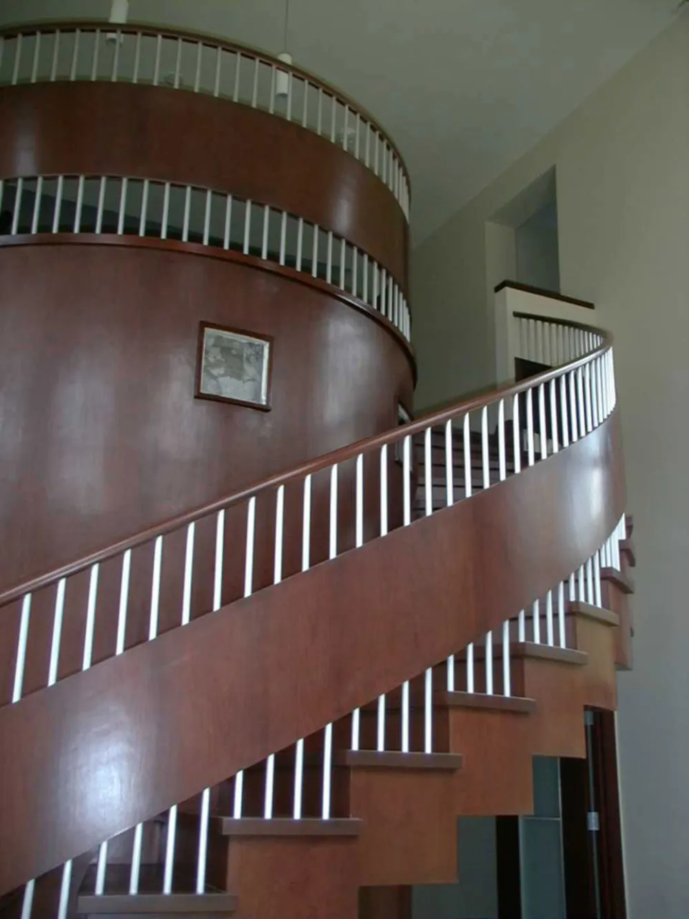 Custom hardwood staircase